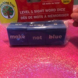 Level 1 Sight Word Dice